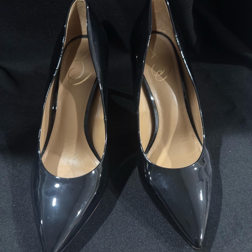 Sam Edelman Glossy Black Heels